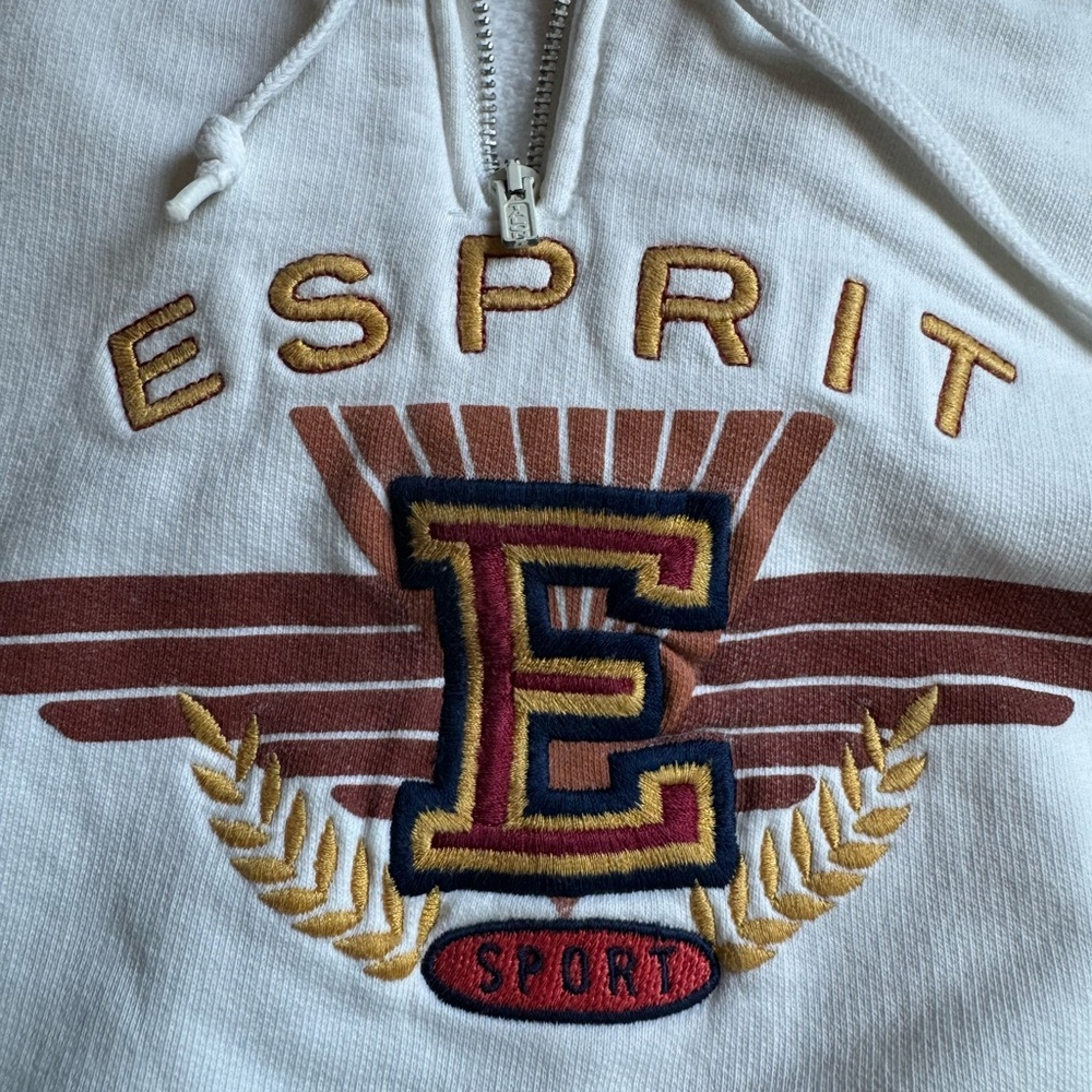 Esprit White Cotton Blend Sweater Collection - Picture 2 of 9